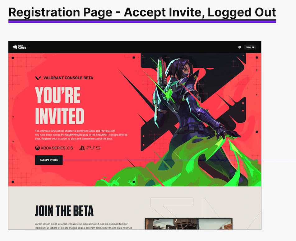 invite acceptance