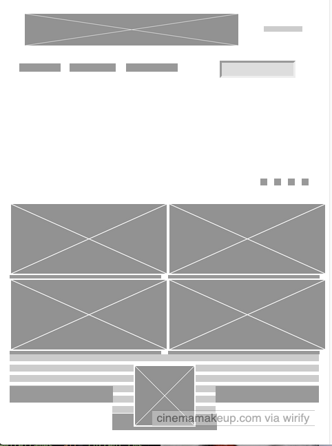 current mobile wireframe